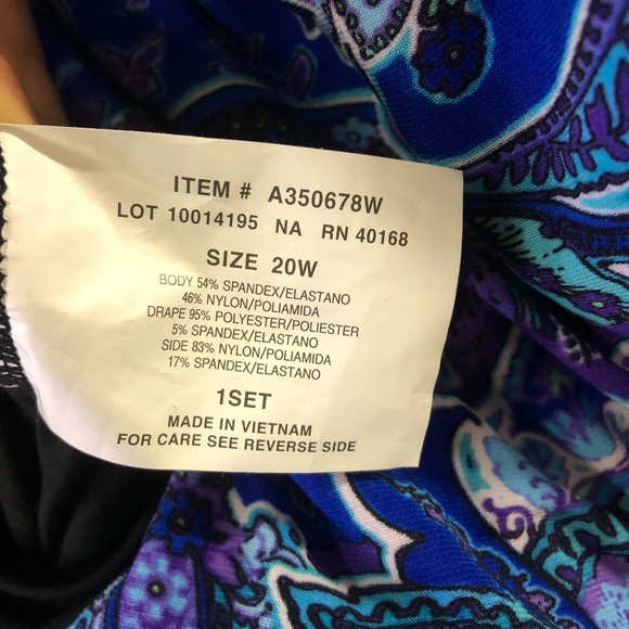 Dream shaper plus size one piece bathing suit - Picture 8 of 8